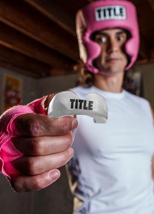 Капа title boxing super shield x2 взрослая (вик 11+) clear 4