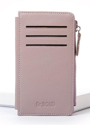 Podium гаманець classic жіноча шкіра dr. bond wn-23-16 pink-purple розпада