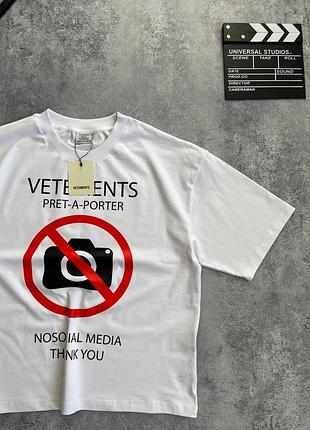 Футболка vetements antisocial