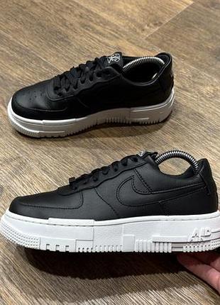 Кожаные кроссовки nike air force 1 pixel, размер 37,5