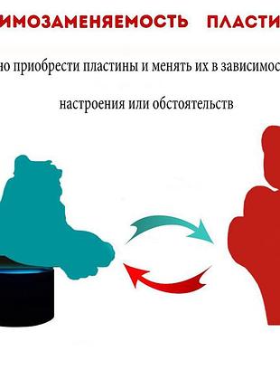 3d светильник "череп" 3dtoyslamp 4