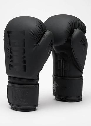 Боксерские перчатки leone gn058 tone x black 16 унций (капу в комплекте)