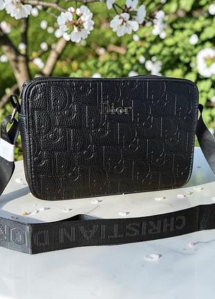 Жіноча міні сумочка на плече стиль dior, якісна сумка для дівчат діор чорна
