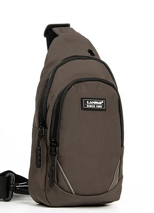 Podium сумка мужская на плечо нейлон lanpad 8805 brown мал