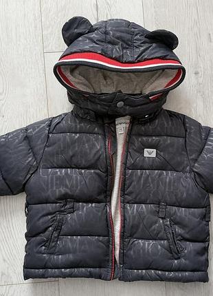 Тепла куртка armani для малюка 🧸