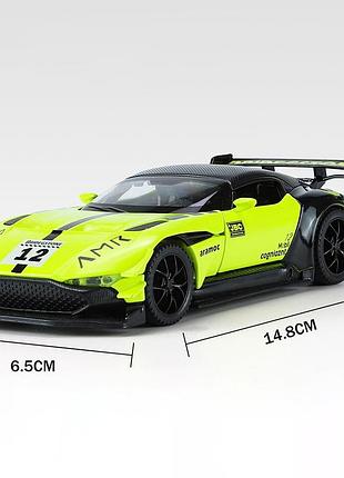 Уценка моделька металлическая спортивная гоночная машинка aston martin vulcan