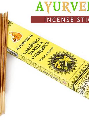 Ароматичні палички масала ваніль ayurvedic vanilla