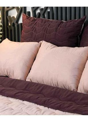 Подушка холофайбер double face plum winepeach whip 18-1411 р.50х70 тм arcloud 7 копійок