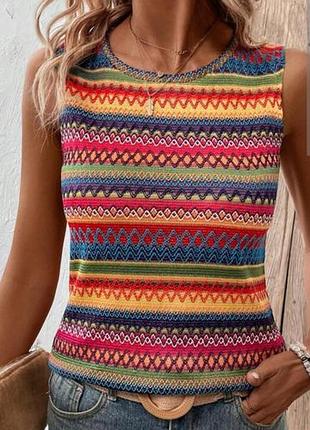 Топ-жилетка в стиле бохо / этно в силе missoni.