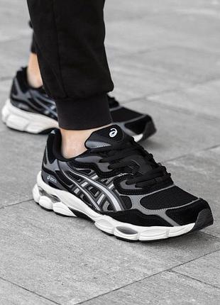 Мужские спортивные термо кроссовки asics gel nyc termo gore-tex, беговые термо кроссовки асикс осень зима 42