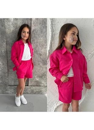 Детская рубашка, желтый 3