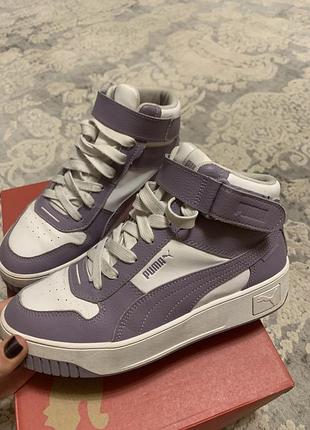 Кеди високі хайтопи puma carina street розмір 39.
