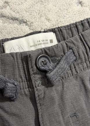 Брюки на хлопчика zara, котон, зріст 128 см 2