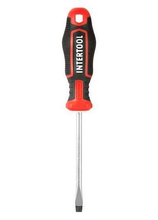 Ku отвертка intertool sl6 universal fit 100 мм storm профессиональная викрутка для сто и мастерских с uni2l_k 4