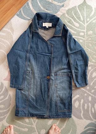 Джинсовий тренч, куртка arket s/m
