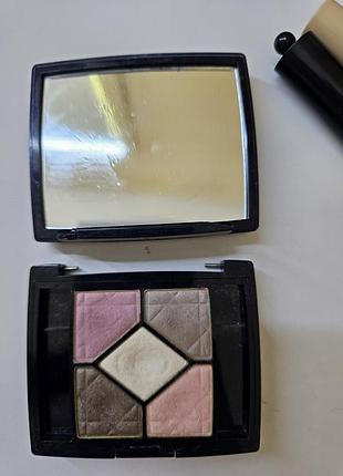 Палетка теней dior розовые, тени dior шиммерные