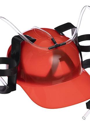 Каска пивна з підставкою під банки алко каска drinking hat gb022 кольори в асортименті