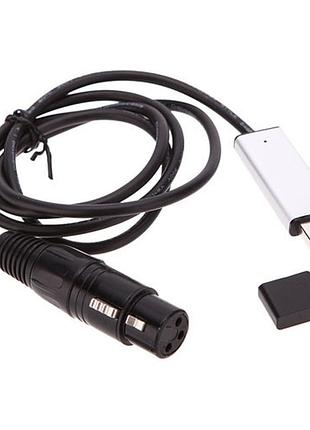 Кабель переходник usb dmx512 для управления световыми приборами с пк с микропроцессором 1 м