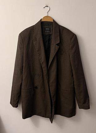 Bershka блейзер оверсайз 3