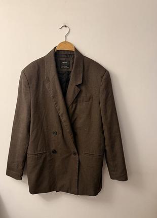 Bershka блейзер оверсайз 2
