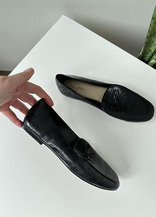 ♥️aldo фактурні лофери балетки 4