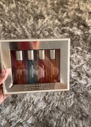 Раритет! набір парфумів island michael kors "vacation in a bottle" (4 х 7 мл)