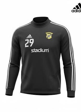 Оригінальний чоловічий світшот adidas чорний розмір s чоловіча кофта адідас котоновий лонгслів футбольний реглан чоловіче худі лонг батнік водолазка а