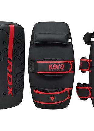 Пади для тайського боксу rdx arm pad f6 matte red (1 шт.)