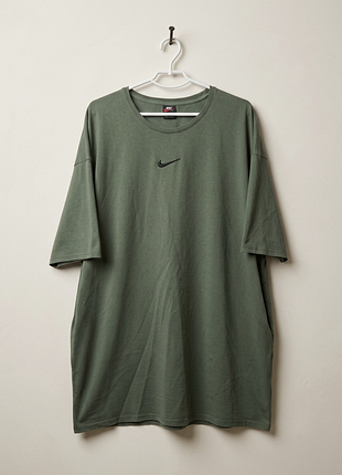 Оверсайз туника / платье-футболка nike с карманами