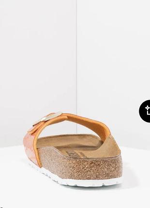 Оранжеві капці birkenstock 6