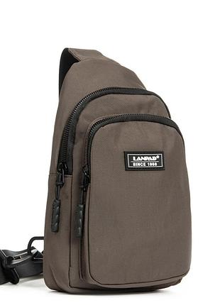Podium сумка мужская на плечо нейлон lanpad 86803 brown мал