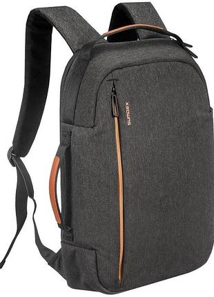 Рюкзак для ноутбука sumdex pon-268gb 15,6", 20 л, легкий городской, серый