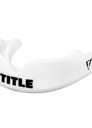 Капа title boxing super shield x2 доросла (вік 11+) white