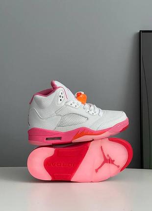 Jordan 5 retro wnba pinksicle safety orange 7