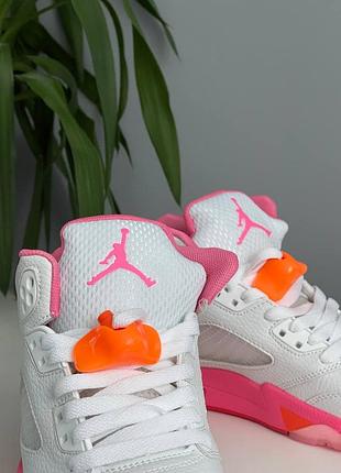 Jordan 5 retro wnba pinksicle safety orange 2