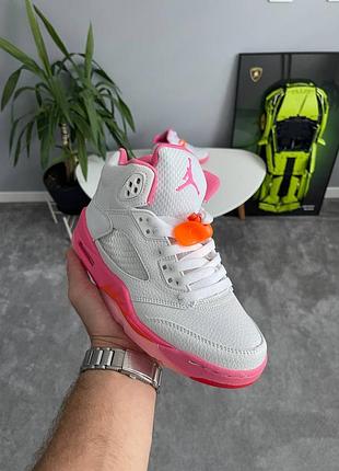 Jordan 5 retro wnba pinksicle safety orange 8