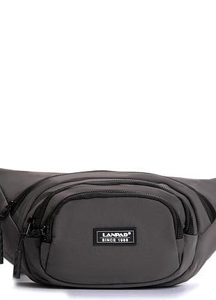 Podium сумка мужская на пояс нейлон lanpad 61056 grey
