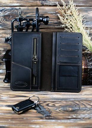 Гаманець шкіряний dnk leather dnk-lw-11-col.f коричневий