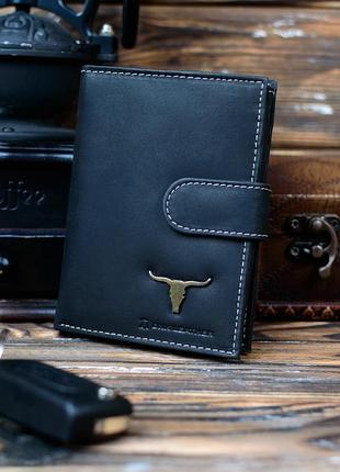 Кошелек мужской dnk leather dnk-06l-baw-black