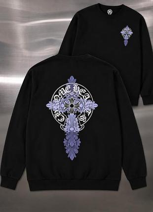 Світшот chrome hearts чорний