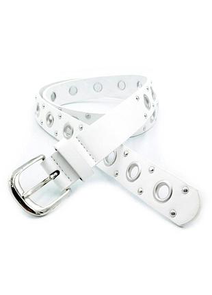 Женский ремень weatro 2,8 х 110 см белый zhkz-28cm-033