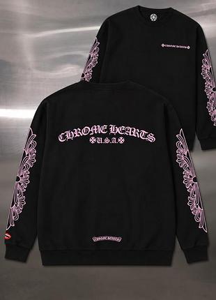 Світшот chrome hearts чорний