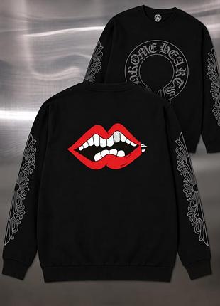 Світшот chrome hearts чорний