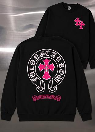 Світшот chrome hearts чорний