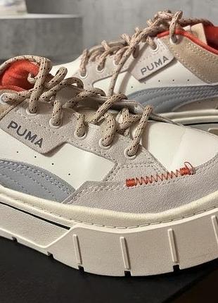 Оригінальні кеди puma в 37 розмірі,на вузеньку ніжку,в гарному стані🔥по стельці на бірці 23 см,але підійдуть на 24см.