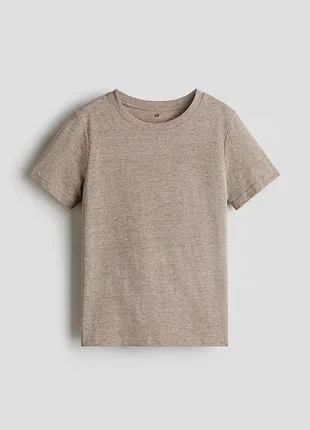 Футболка бежева однотонна h&amp;m