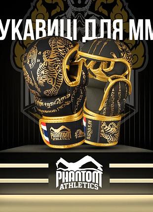 Рукавиці для мма phantom muay thai black gold s/m 2