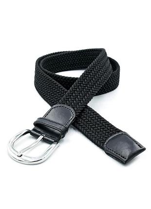 Женский ремень резинка 3,3 х 100 см weatro черный gym-33kit-020