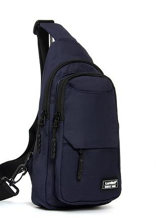 Podium сумка чоловіча на плечо нейлон lanpad a4158 blue бол