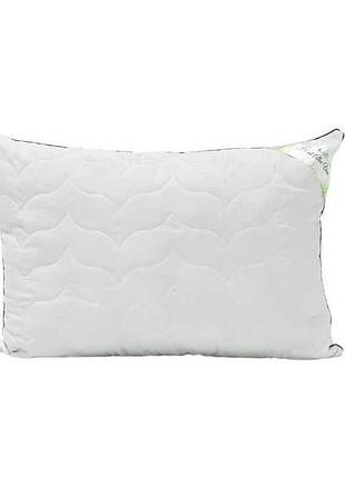 Подушка холофайбер floral aloe vera plain white skoba р.50х70 тм arcloud 7 копійок